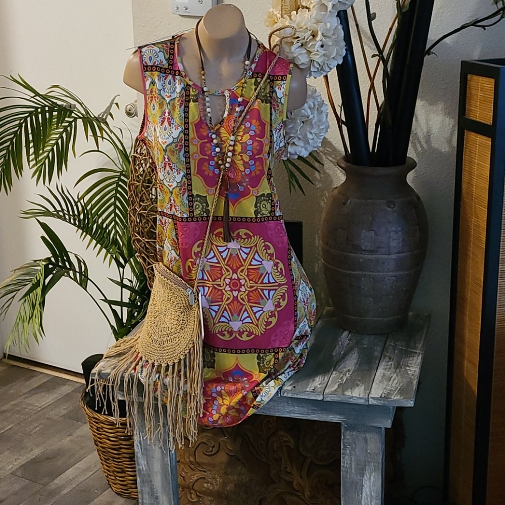 SUMMER BEAUTIFUL UNIQUE S DRESS MULTI FROM TURKEY